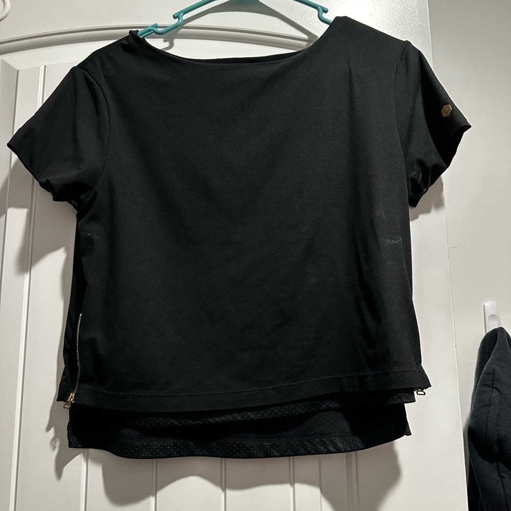Asics Black Boxy Short Sleeve T-Shirt